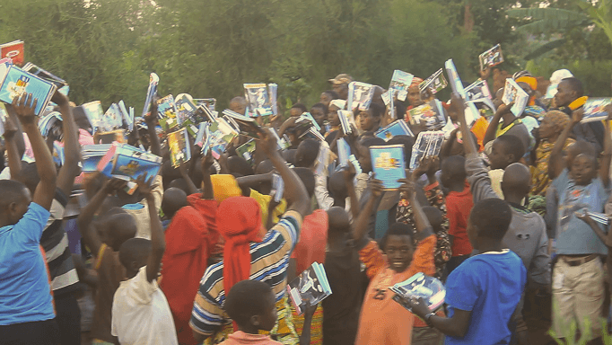 Children in a learning environment