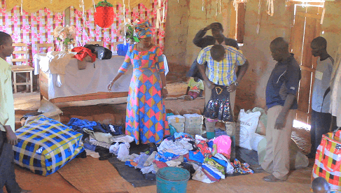 Support visit in an institutional setting