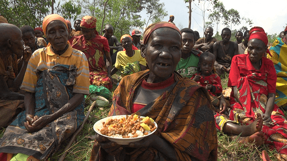 Temporary shelter and roofing repairs in progress
